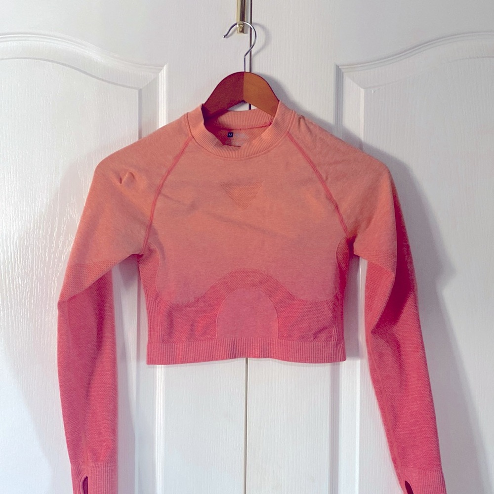 Longsleeve workout crop